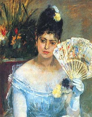 Berthe Morisot At the Ball, Musee Marmottan Monet, France oil painting art